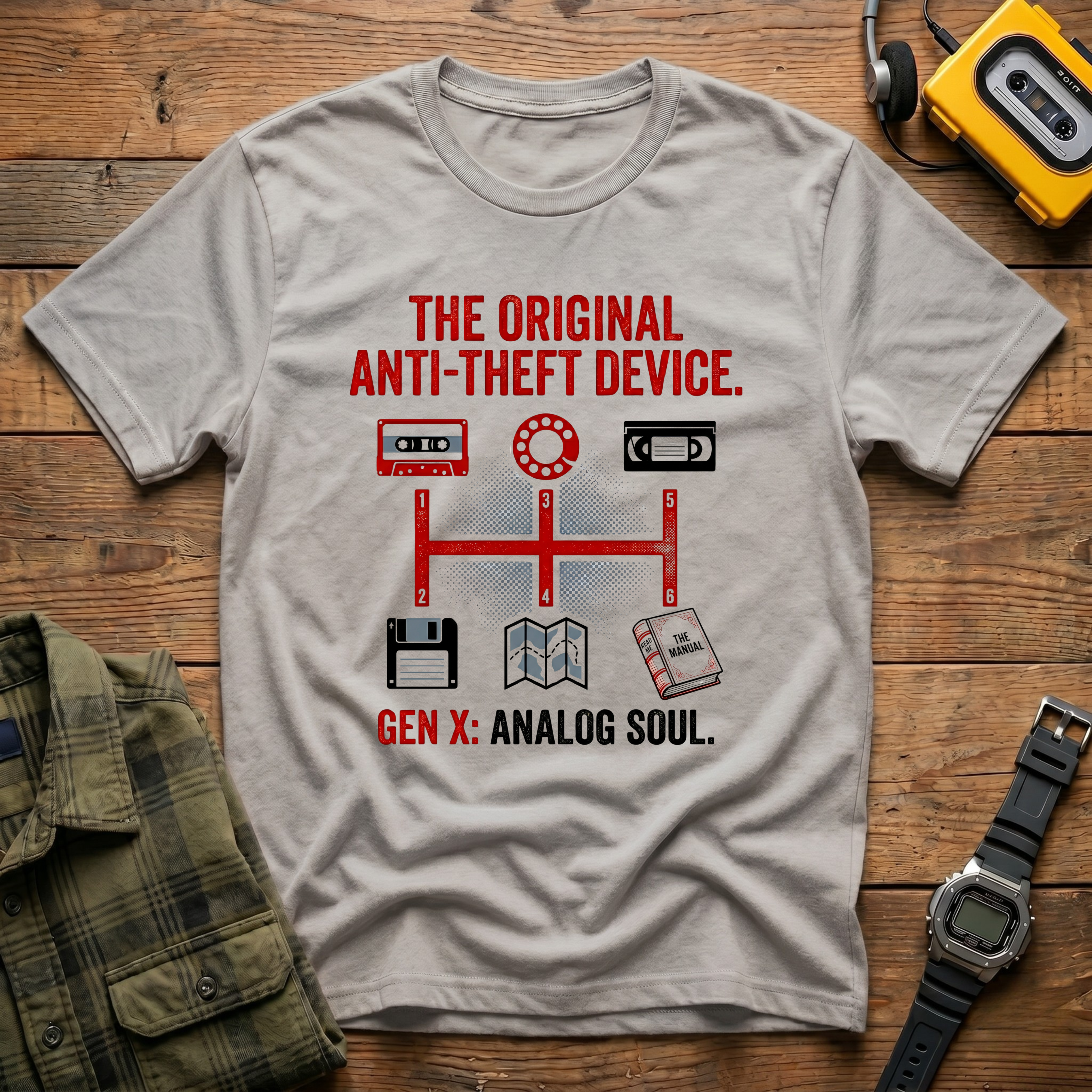 Anti-Theft Items with Standard T-Shirt