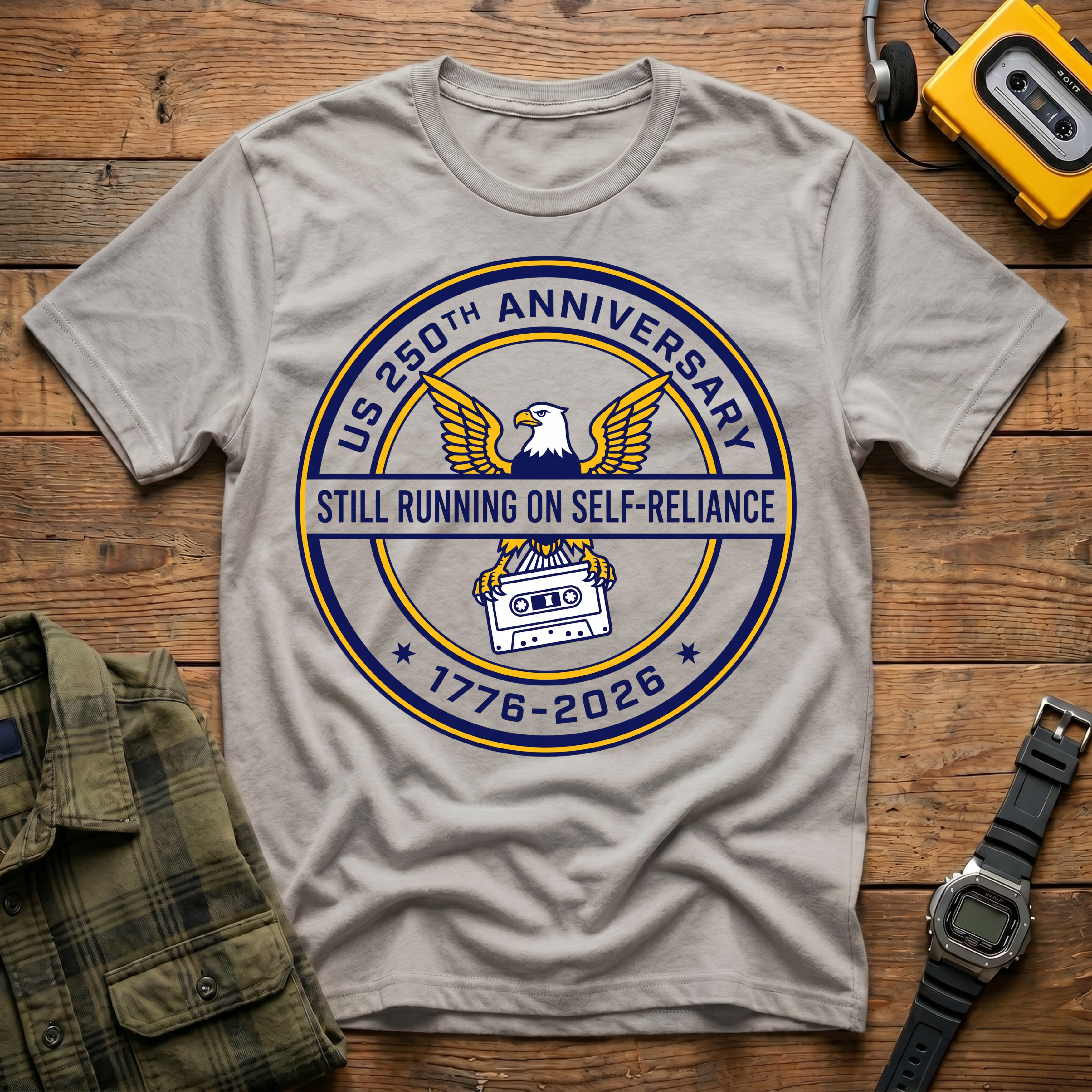 Amercia 250 Eagle Self Reliance  T-Shirt