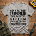 I Remember Vinyl, Cassettes and Freedom T-Shirt
