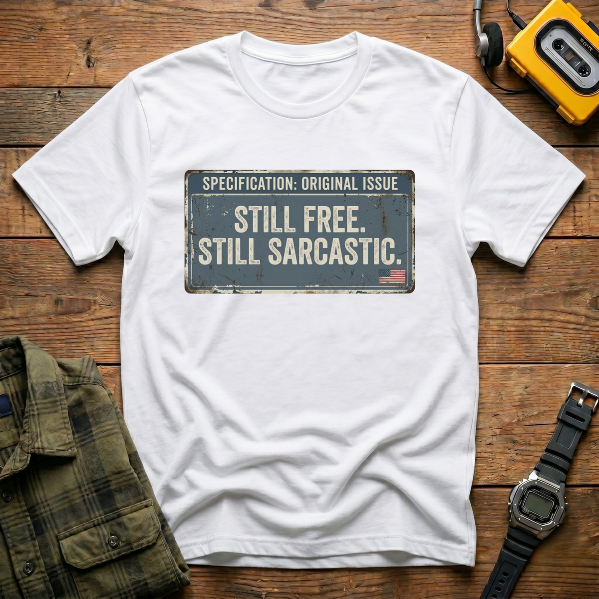 Still Free Plate T-Shirt